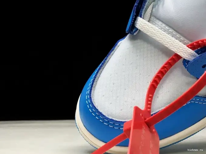 Cheap UNC Jordan Powder AQ0818-148 Off-White Blue 1 Air 0407